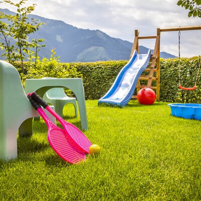 Garden with toys