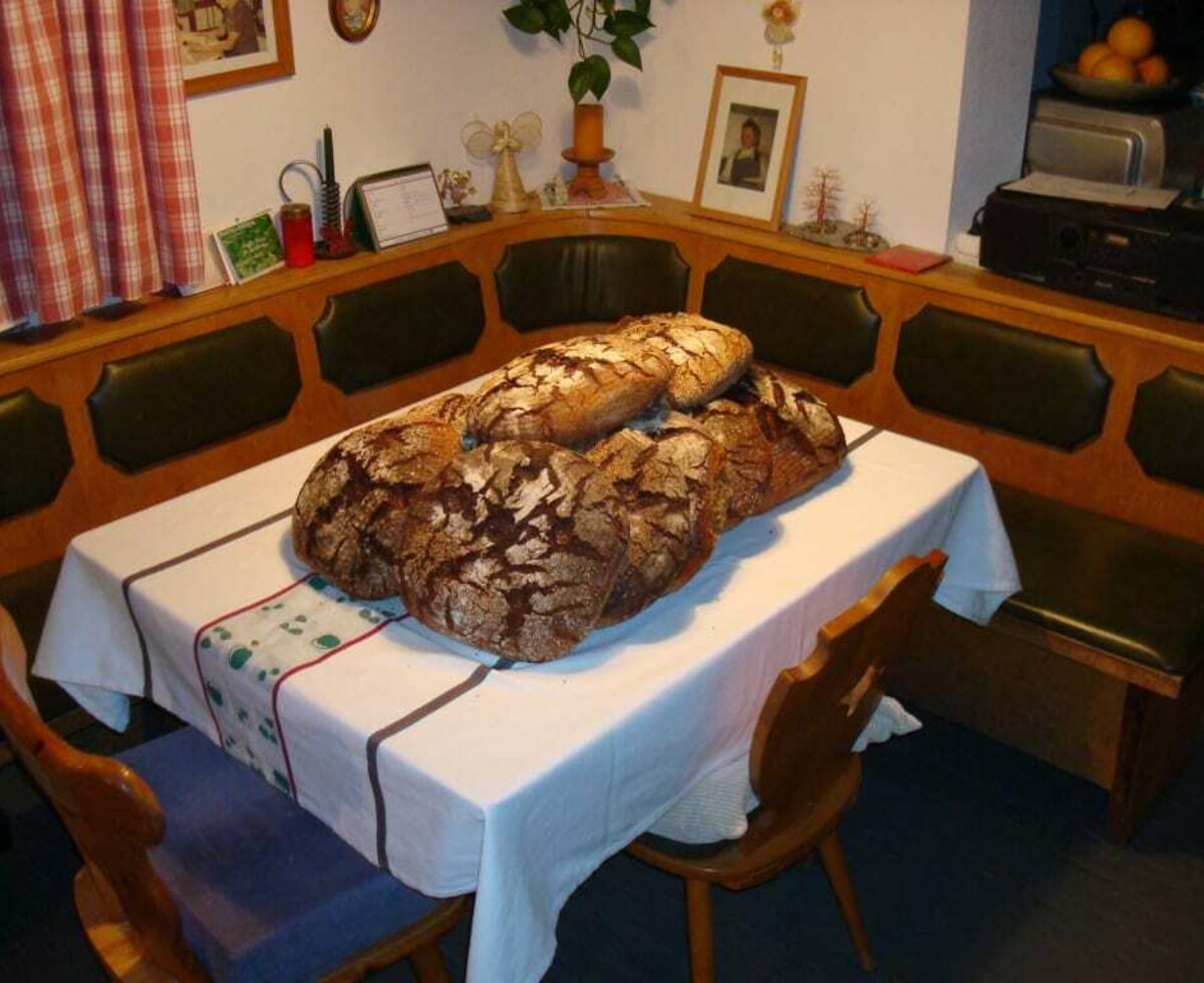 From the field to the table - homemade farm bread