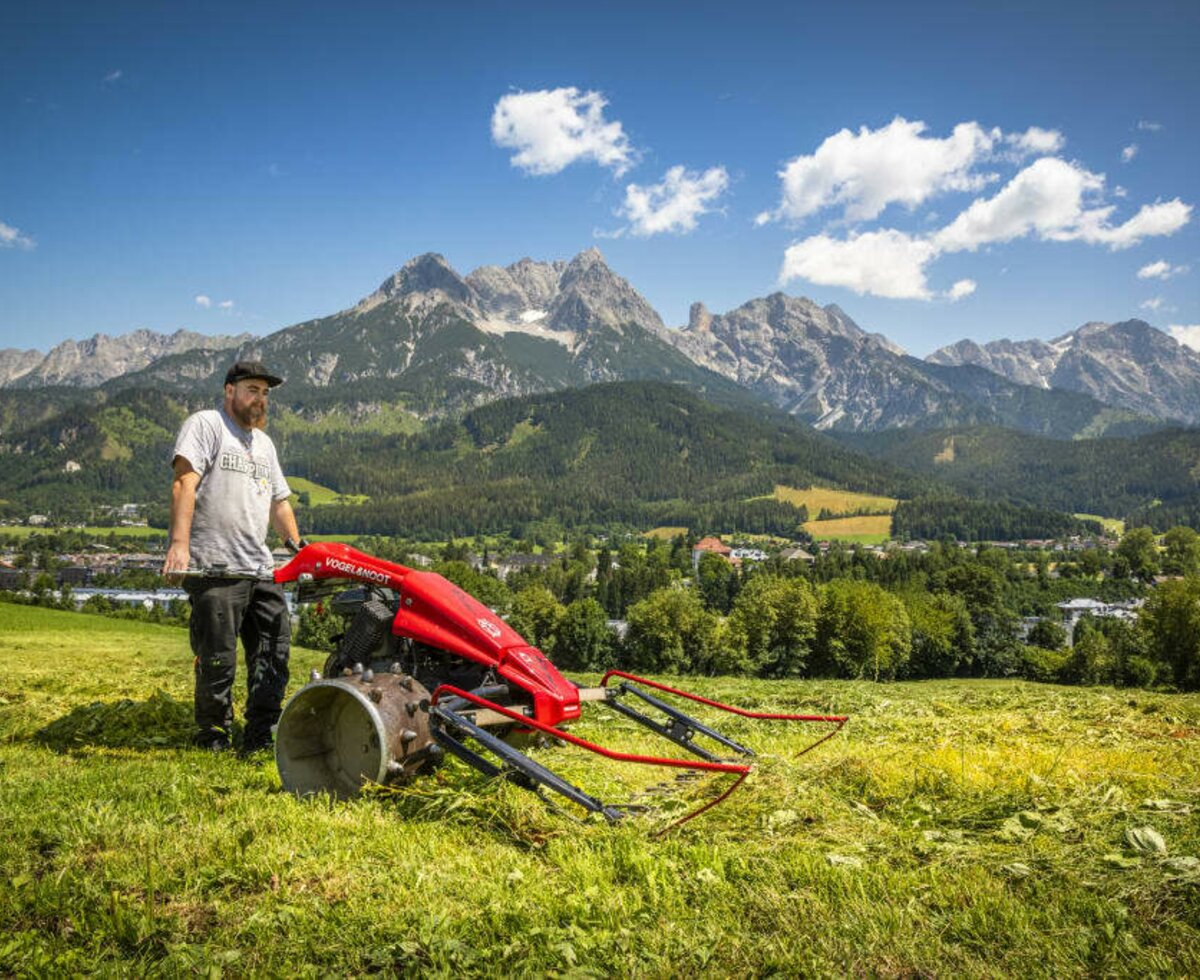 mowing