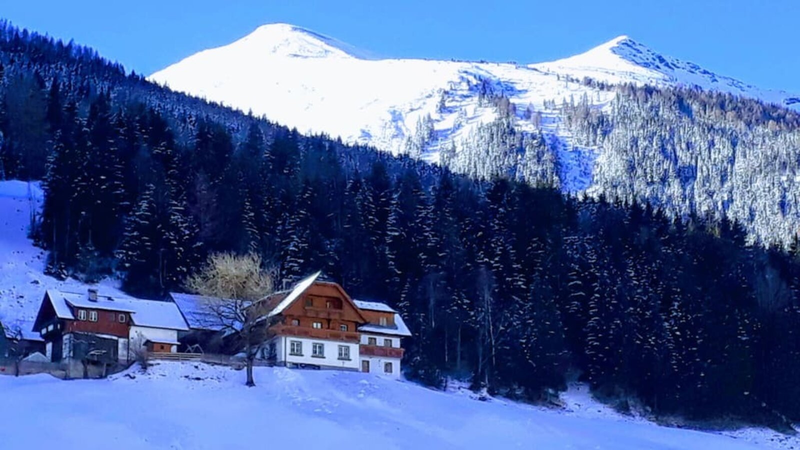 Farmhouse in the Winter