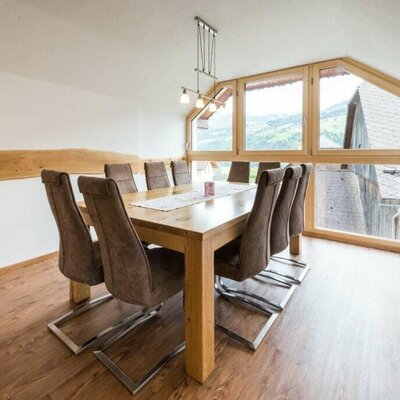 Living-room with a fantastic view to the mountains