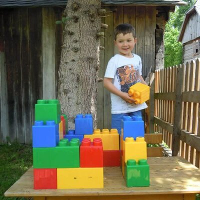 Bricks, children's playground