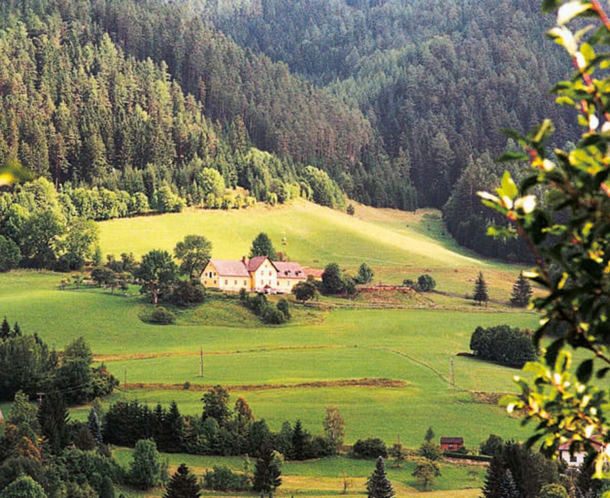 The Marx farmhouse in summertime