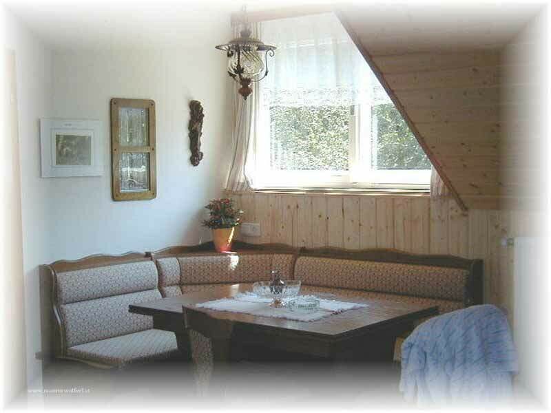 Seating area in our holiday apartment