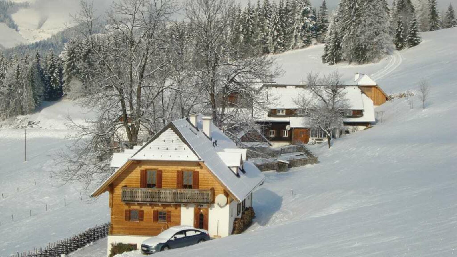 Holiday home in the background of our farmhouse