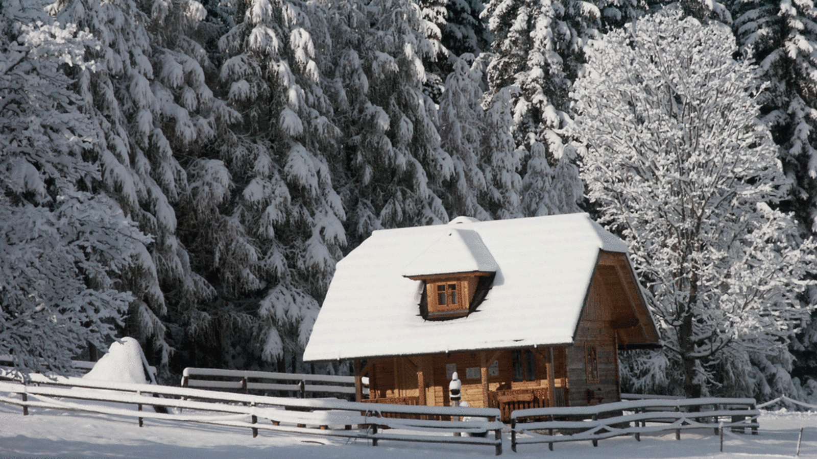 The Köhlerhütte in winter