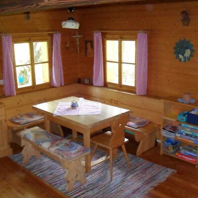 Dining nook in the kitchen/living room