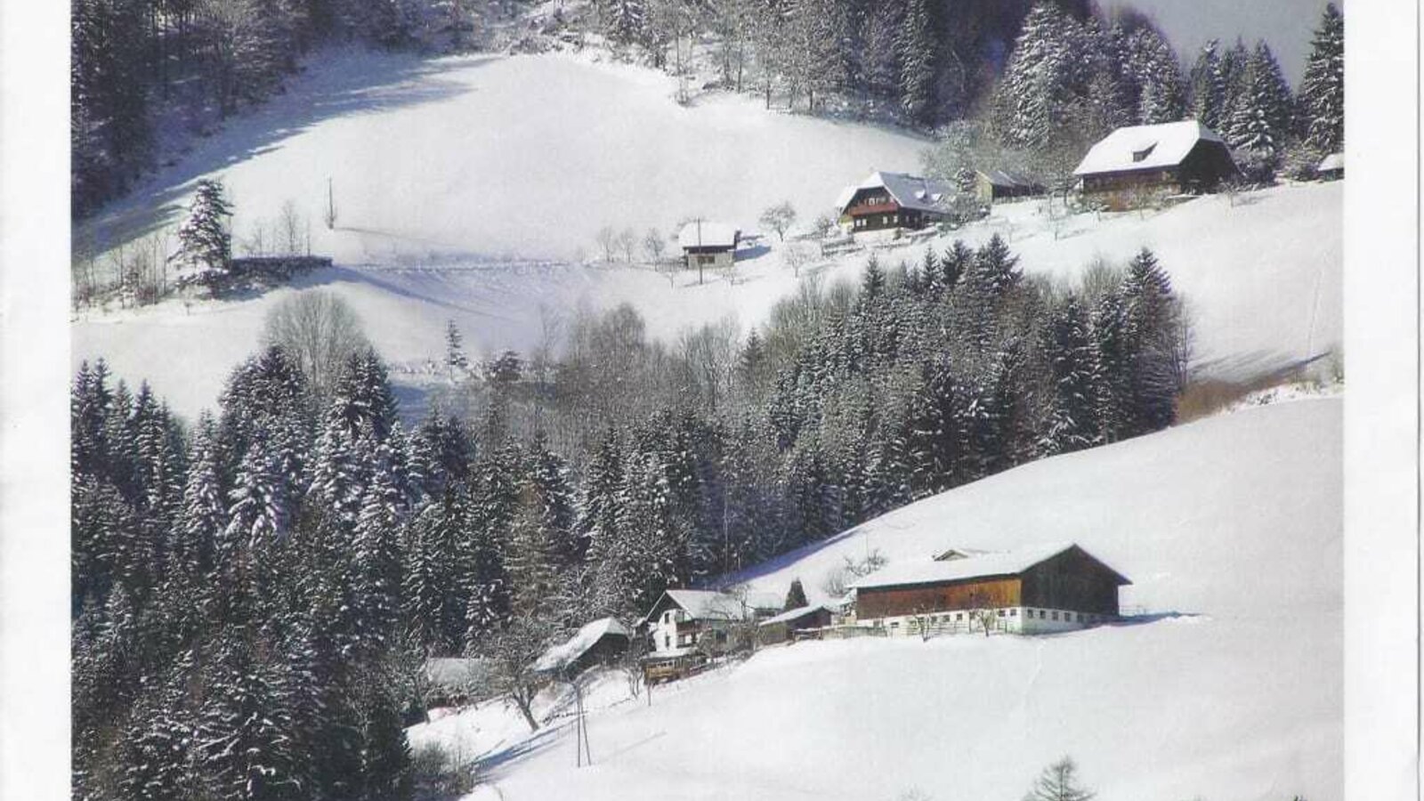 Farmyard in winter