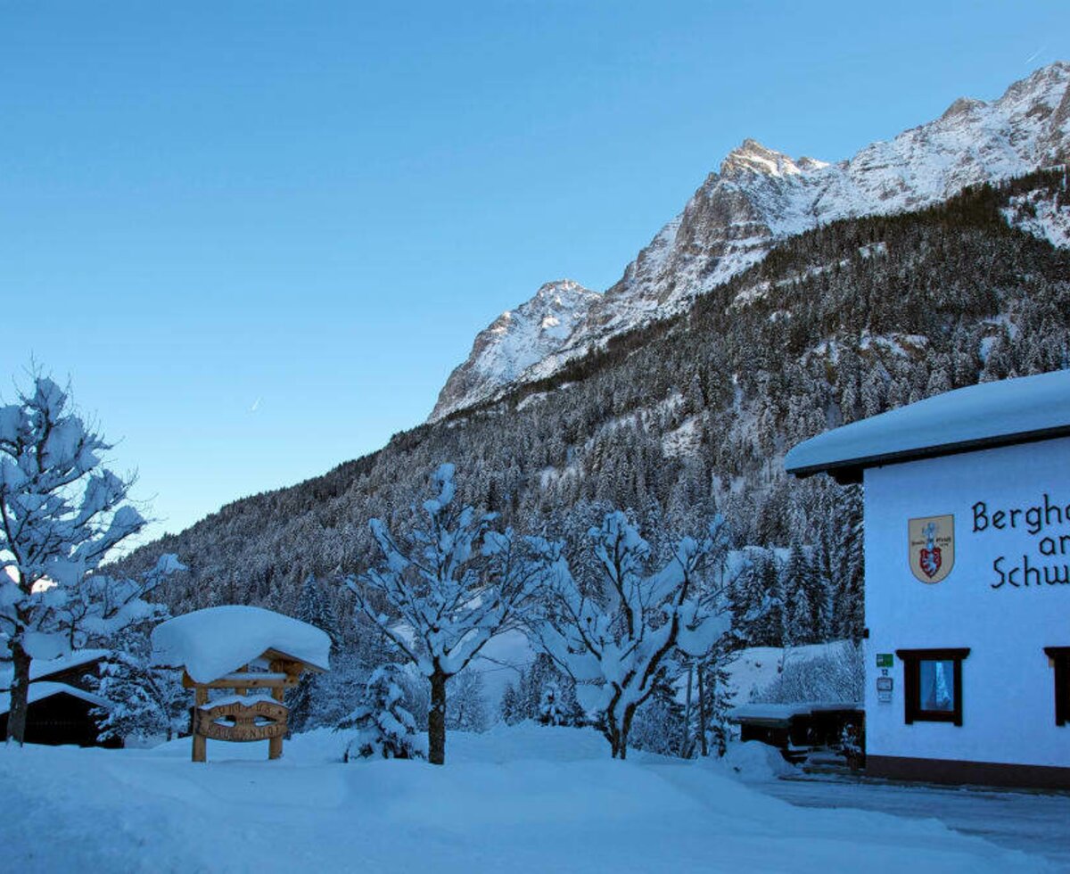 Berghof am Schwand in wintertime