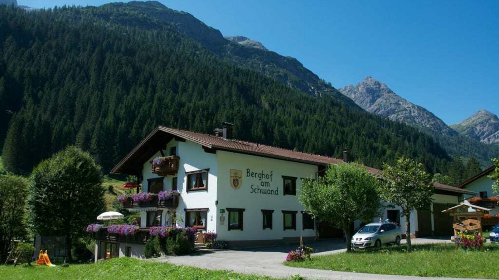 Berghof am Schwand in summertime