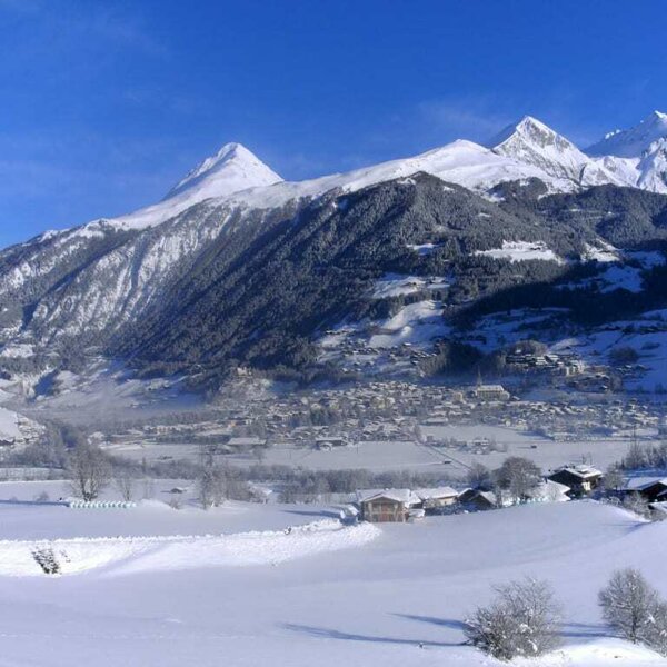 View from the house of the wonderful winter landscape