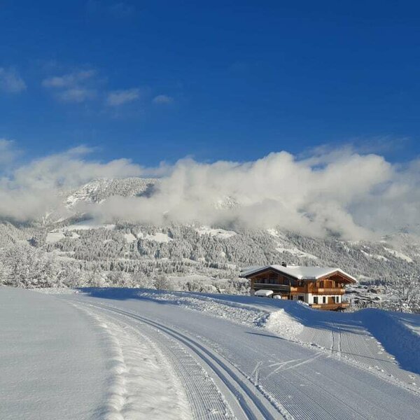 Right next to the cross-country ski trail