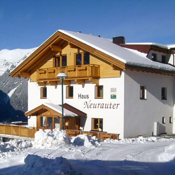 Haus Neurauter in winter