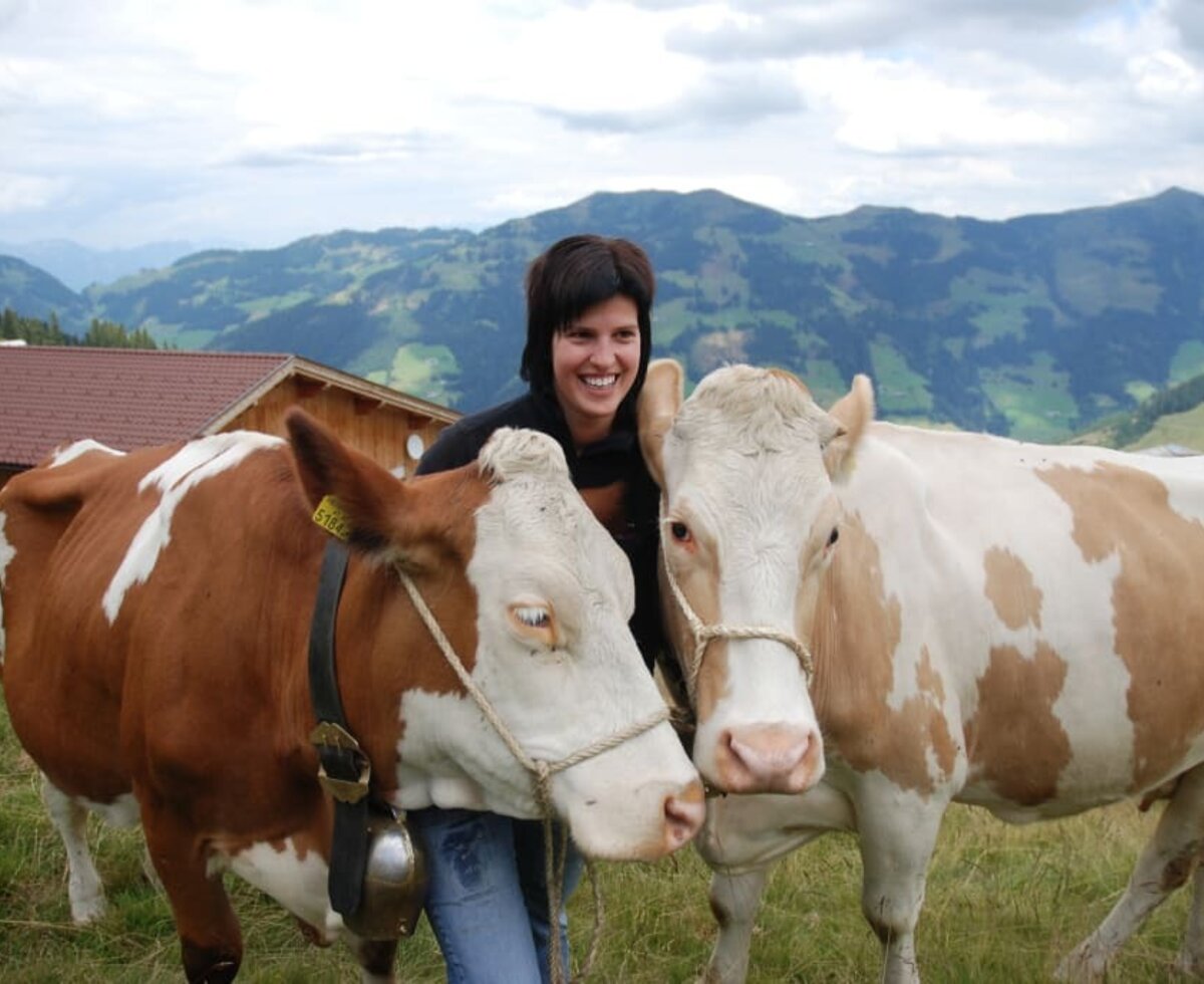 Christine on our pasture