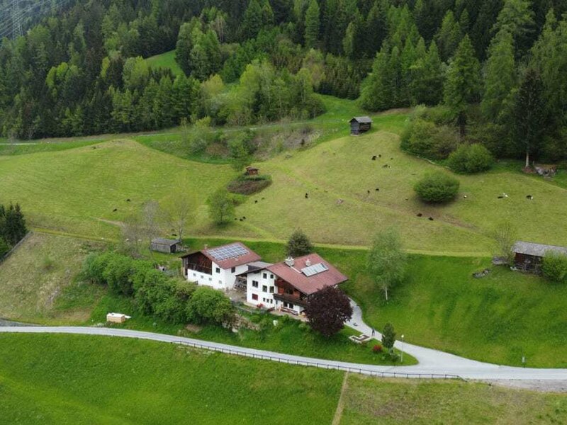 Our Pfundserhof! In the middle of green meadows