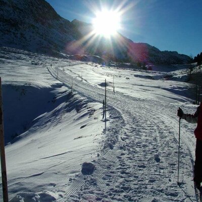 Cross-country skiing in Hopfgarten, East Tyrol