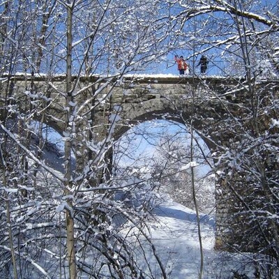 Hiking trails in the town centre are a treat