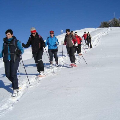 Snowshoe hikes are a treat