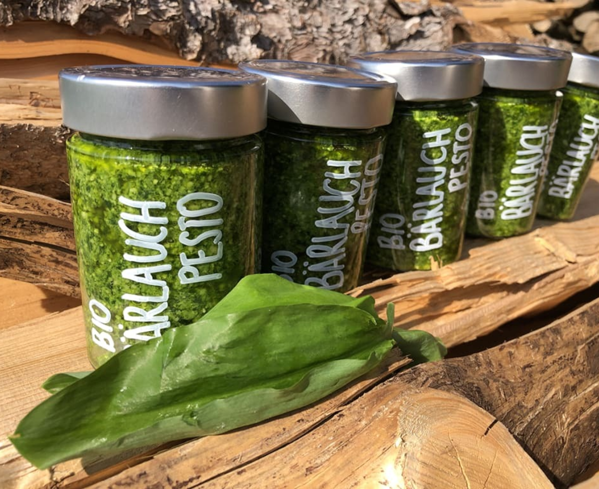 Wild garlic pesto