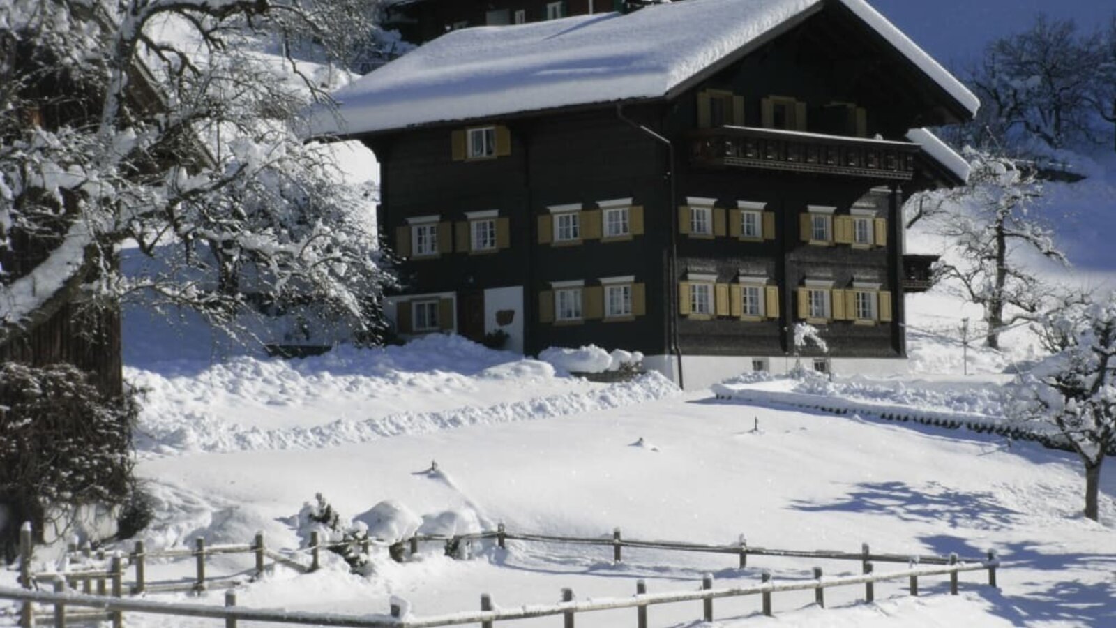 Berthold country house in winter